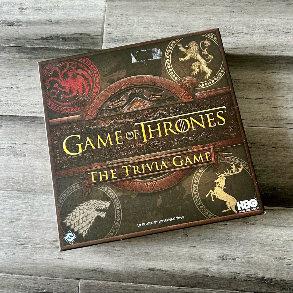 HBO Game Of Thrones Trivia Game Board Game
